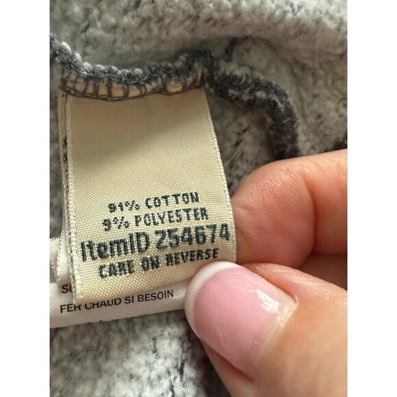 L.L. Bean Men’s 1/4‎ Zip Sweatshirt Heather Gray Pullover Size XXL Tall - Picture 5 of 8